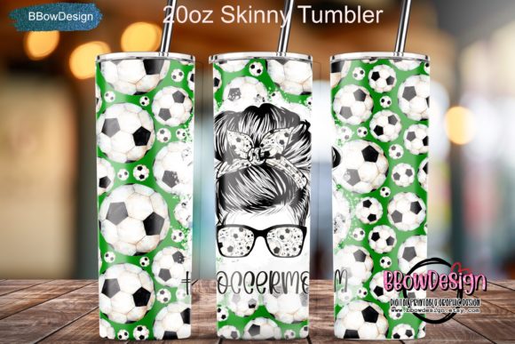A Doodle-Style Soccer Mom Design for Embroidery Projects