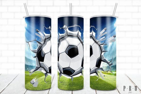 A Soccer Ball Graphic to Elevate Craft Branding