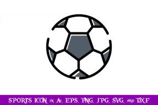 A Soccer Ball Icon for Modern Sports Graphics