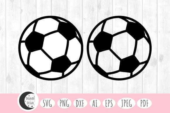A Soccer Ball SVG Graphic for Commercial Design Projects