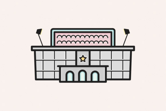 An Iconic Football Stadium Graphic for Crafters