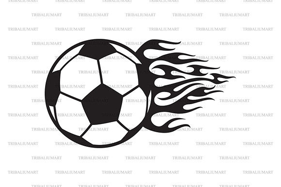 Is This Flaming Soccer Ball Design Ready for Your Real Projects?