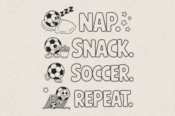 Nap Snack Soccer Repeat Kids SVG: A Graphics & Crafts Review
