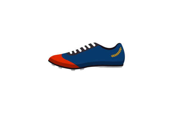 Shoe Soccer Icon Graphics for Commercial Product Creation