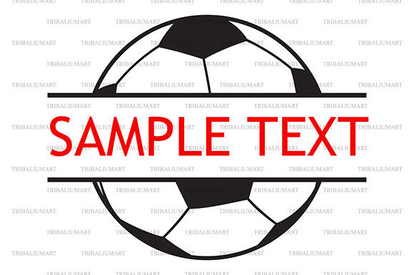 Soccer Ball Monogram as a Creative Graphic Design Asset