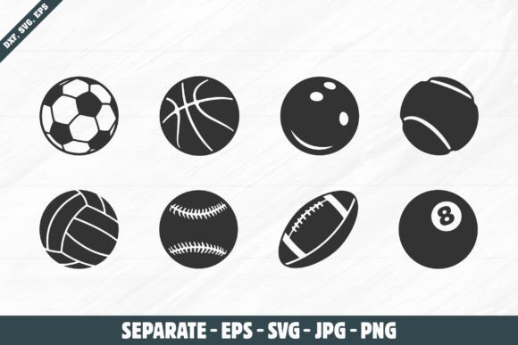 Soccer Ball SVG Graphics for Sports Crafts Projects