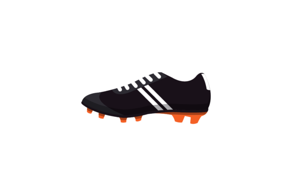 The Black Soccer Shoe Icon for Your Graphics and Brand Identity